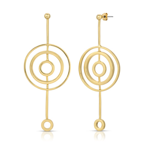 SATELLITE STATEMENT EARRINGS