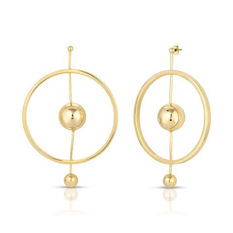 Orbit Drop Earrings