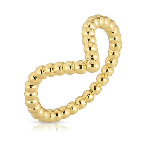 Pointed Ball Ring