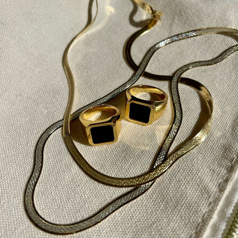 Onyx Signet Ring
