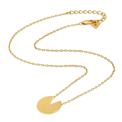 Disc V Cut Out Necklace