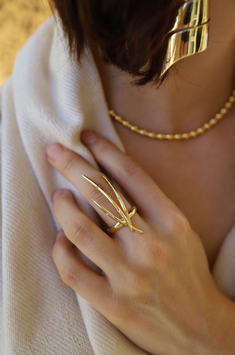 Talon Claw Statement Ring