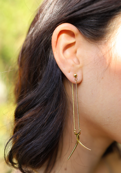 Talon Chain Drop Earrings
