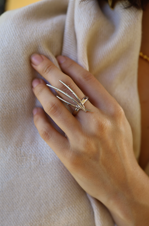 Talon Claw Statement Ring
