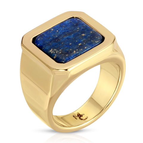 Lapis Signet Ring