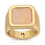 Peach Moonstone Signet Ring