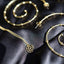 Mini Mod Spiral Necklace