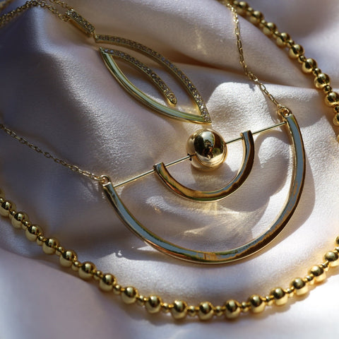 Globe Orbit Necklace