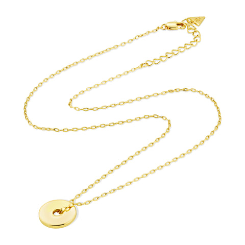 Disc Floater Necklace