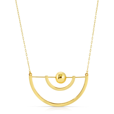 Globe Orbit Necklace