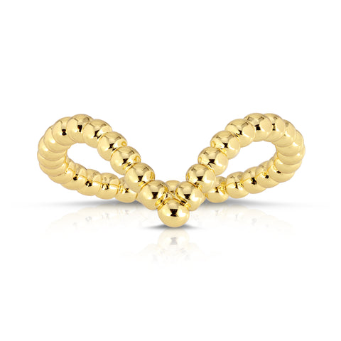 Pointed Ball Ring