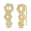 Pavé Honeycomb Ear Climber