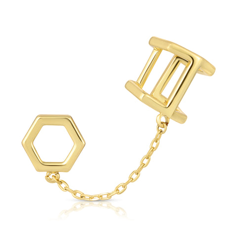 Honeycomb Stud Cuff