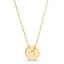 Disc Floater Necklace
