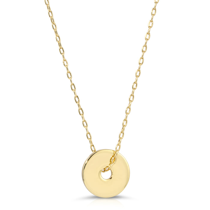 Disc Floater Necklace