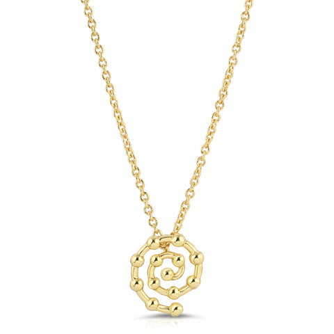 Mini Mod Spiral Necklace