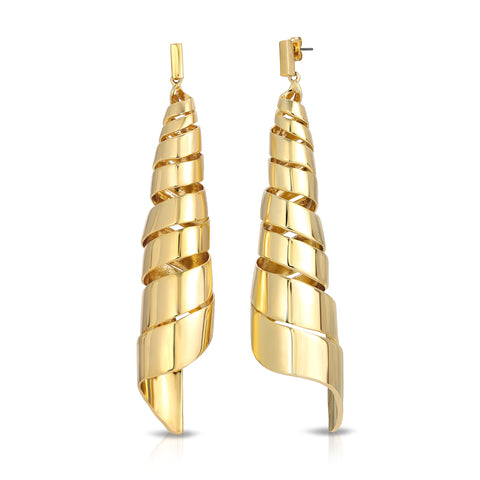 Large Ribbon Earrings