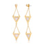 Double Triad Stone Earrings