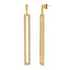 Coin Slot Drop Earrings