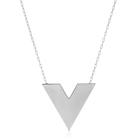 Open Triangle Chain Necklace