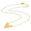Open Triangle Chain Necklace