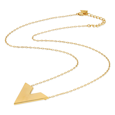 Open Triangle Chain Necklace