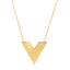 Open Triangle Chain Necklace