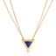 Triad Stone Inlay Necklace