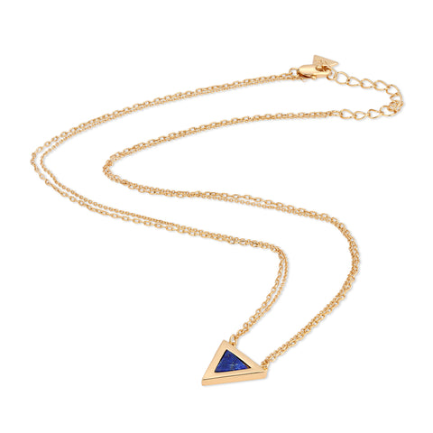 Triad Stone Inlay Necklace