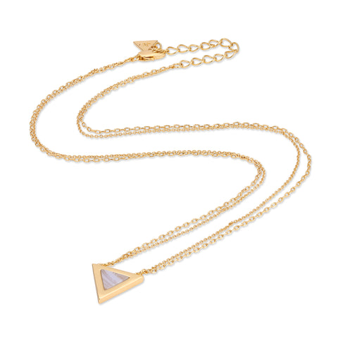 Triad Stone Inlay Necklace