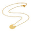Disc V Cut Out Necklace