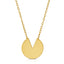 Disc V Cut Out Necklace