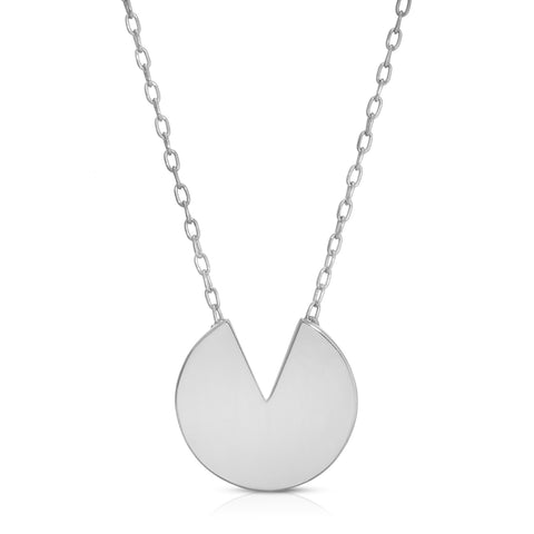 Disc V Cut Out Necklace