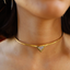 Triad Agate Inlay Collar