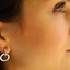 Talon Circle Ear Jacket Studs