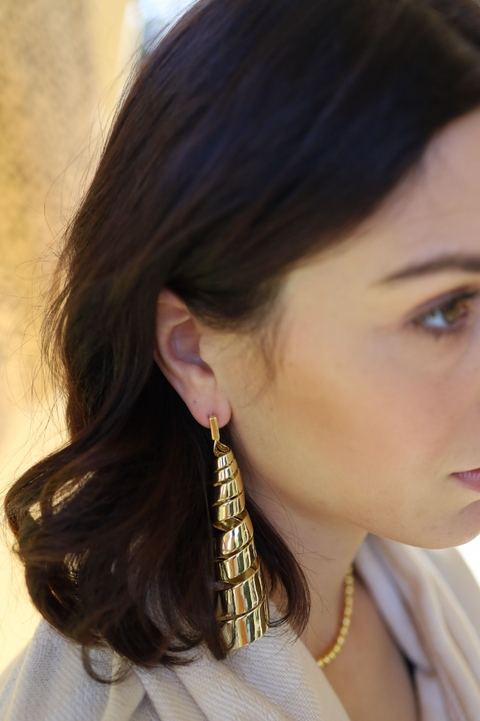 Large Ribbon Earrings