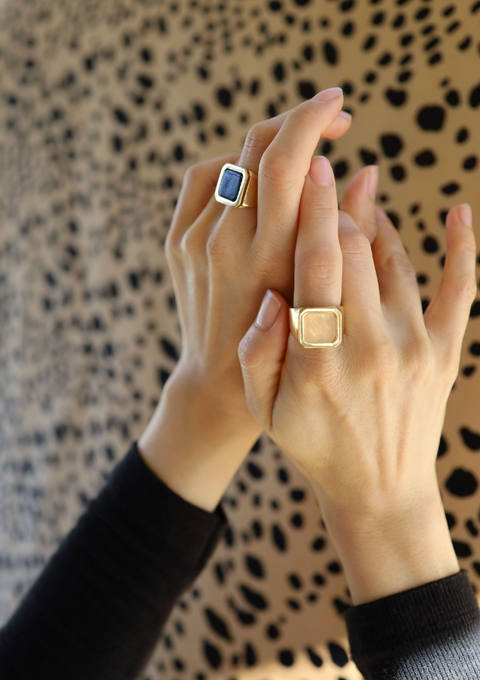Lapis Signet Ring